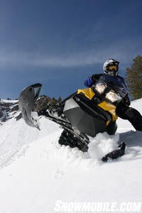 2013 Ski-Doo Summit wrong foot forward