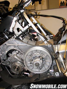 Yamaha sideview engine and clutch 