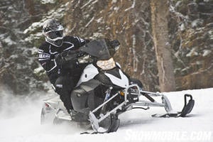 2013 Yamaha Phazer RTX Cornering