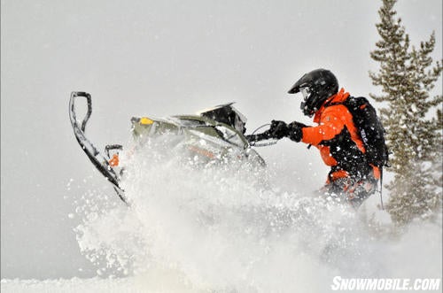 2013 Ski-Doo Freeride Berm Blasting