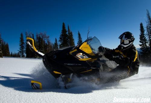 2013 Ski-Doo Renegade X 800 Action Snow