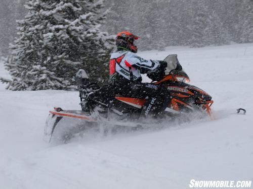 2013 Arctic Cat XF1100 Turbo Cross Tour Action