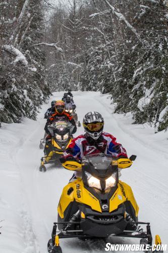 Sudbury Snowmobile Trail Riding