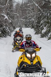 Sudbury Snowmobile Trail Riding