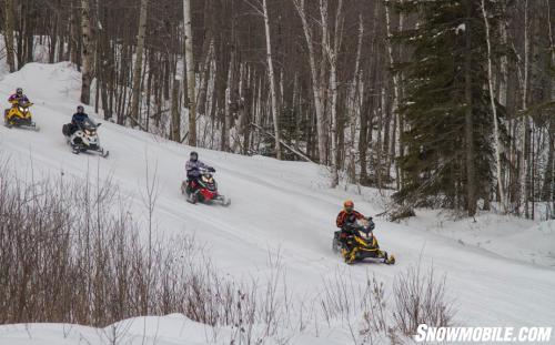 Cartier Loop Snowmobile Ride