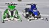 Arctic Cat M1100 Turbo HCR and Yamaha Nytro MTX Turbo Front