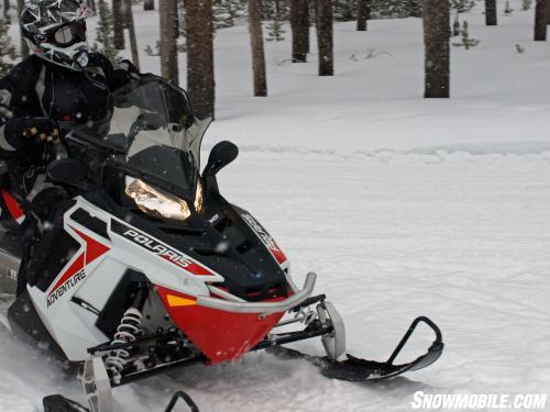 2014 Polaris 550 Indy Adventure Action Front