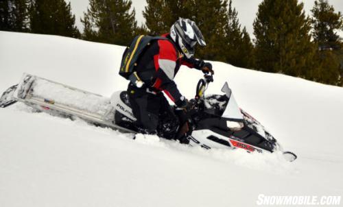 2014 Polaris 600 Pro RMK Action sidehill