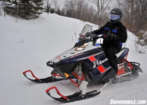 Polaris 800 Rush Pro-R with Split Rail Skis