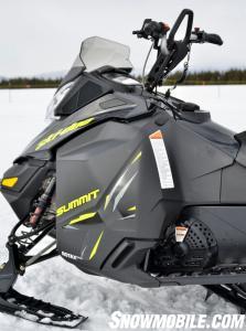 2014 Ski-Doo Summit X Footwells