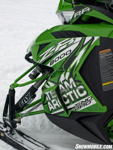 2014 Arctic Cat ZR 8000 RR Front Profile