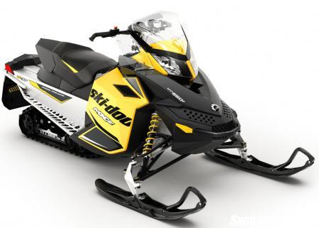 Ski-Doo’s fan-cooled MXZ Sport 550 offers the most rear suspension travel at 15-inches.