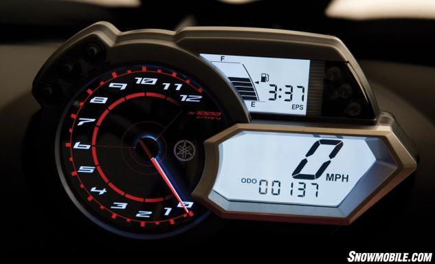 2014 Yamaha Apex XTX Gauges