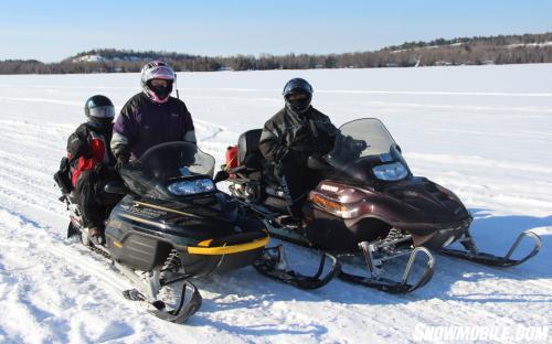 Out on the Snowmobile Trails