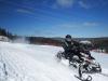 Snowmobile Riding in Abitibi Canyon