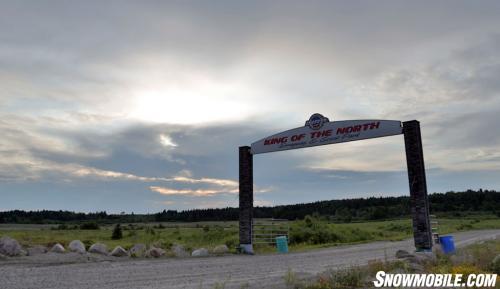 King of the North Dragway Entrance