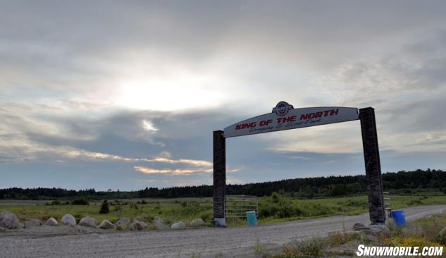 King of the North Dragway Entrance