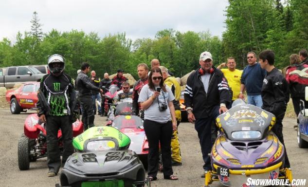 King of the North Dragway Staging Area