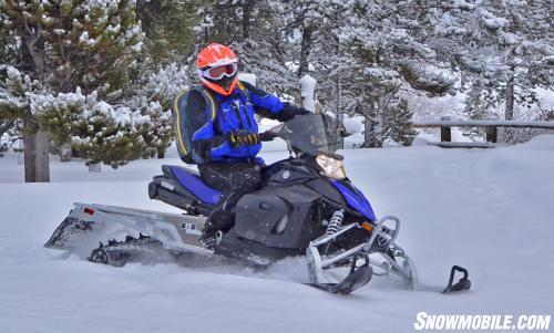 2015 Yamaha Phazer M-TX Trail Riding