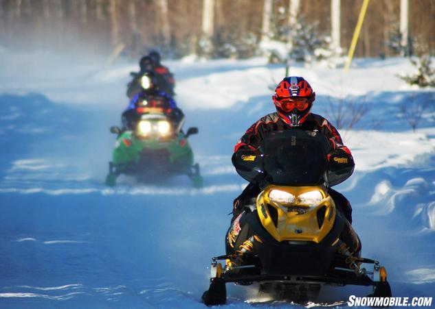 Elk Lake Ontario Snowmobiling