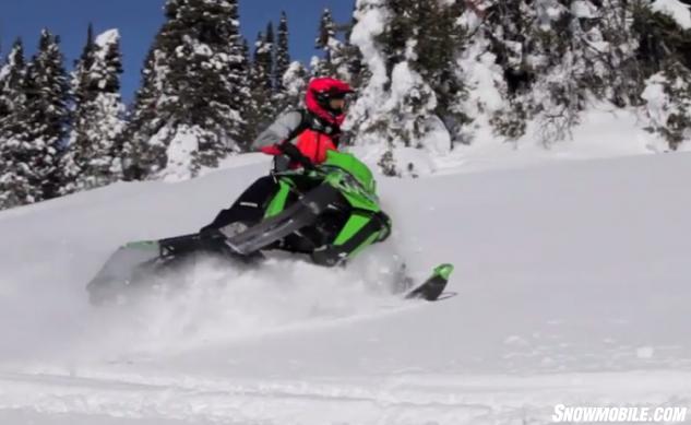 2015 Arctic Cat M6000 Sno Pro Action Side Hill