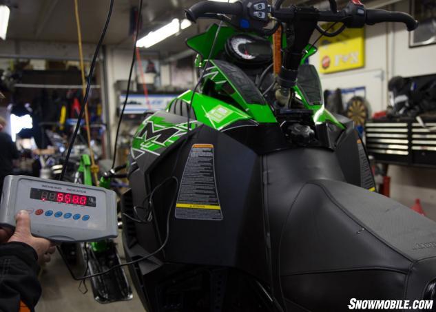 2015 Arctic Cat M8000 Weight