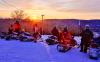Algoma Snowmobiling Sunset