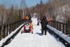 Snowmobile Bridge Near Sudbury