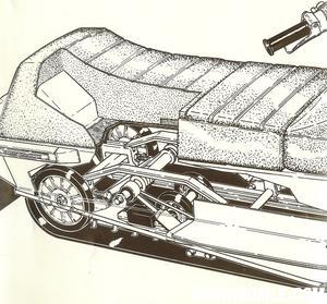 Suspensions were quite basic in the mid-1970s, but this one served Polaris terrain racers very well. The TX-L was one of the ‘winningest’ cross-country racers ever built.