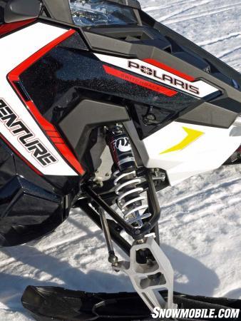 Ease of front suspension tuning comes with the inclusion of new Fox QS3 “lever” adjust shocks.