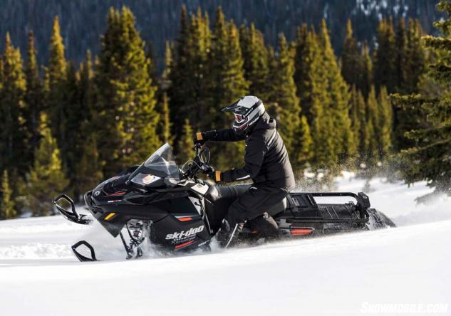 The “wild” side of Ski-Doo’s Expedition backcountry utility models includes the Expedition Xtreme powered with an 800cc Rotax E-TEC two-stroke twin.