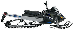 You can get the blue and white “X” or opt for a black version of Ski-Doo’s Summit X.