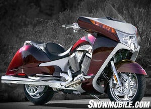 Once a 'snowmobile-only' company, Polaris now includes Victory motorcycles like the Street Vision in its product mix.