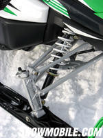 Minor refinements to the AWS-VIII front suspension make the 2009 F570 an exceptional handling snowmobile.