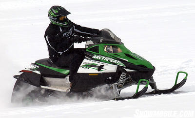 Test rider Doug Erickson puts the 2009 F570 through its paces at our Colorado test session.