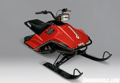 Back in 1988 Yamaha unsuccessfully tried to bring new people into the sport with the 80cc SnoScoot.