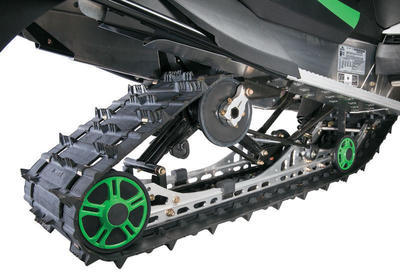 Changes made in the slide-action rear suspension makes the F6 stick to the trail.