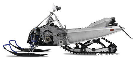 We expect future Yamaha’s will ride on this lightweight chassis.