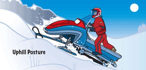 Snowmobile Course: Riding Hills