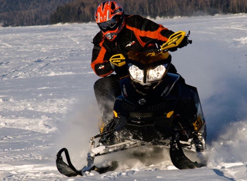 2010 Ski-Doo Backcountry 600 Action