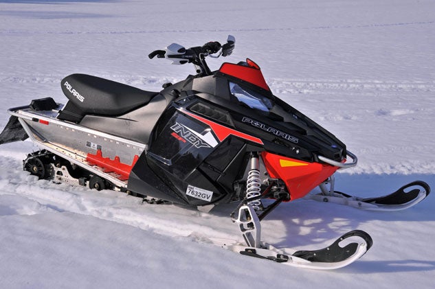 2014 Polaris 800 Indy SP test sled