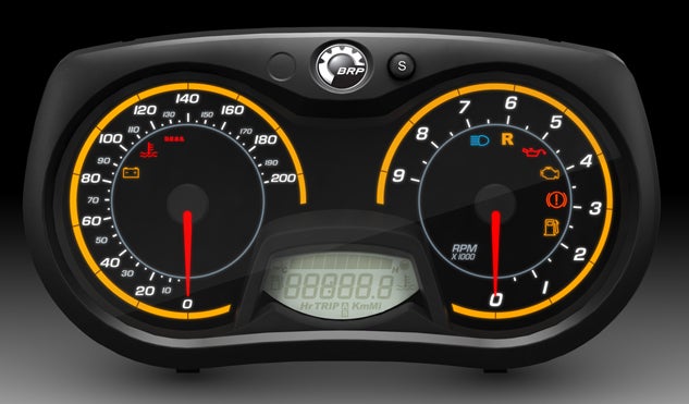 2015 Ski-Doo MXZ Sport 600 Carb Gauges