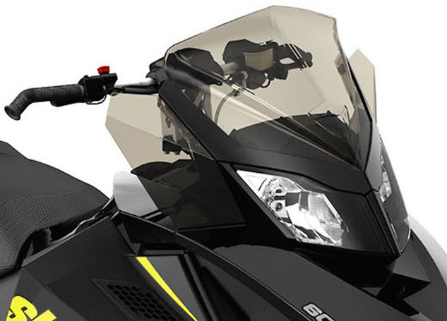 2015 Ski-Doo MXZ Sport 600 Carb Windshield and Handlebar