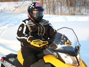 Newly installed tall Cobra windshield adds stylish functionality and helps the rider enjoy more fatigue-free trail miles.