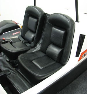 Ski-Doo’s 1974 Elite brought “pony car” bucket seat interior to snowmobiling.