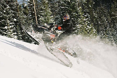 Kim Steele blasts his 170-hp turbo up a western mountainside.