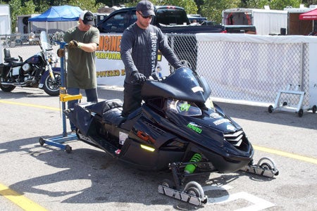 The record-setting sled.