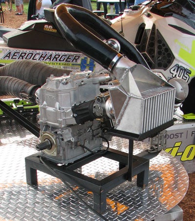 Aerocharger Ski-Doo ETEC Engine