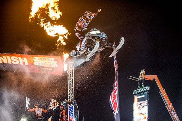 Andrew Lieders Soaring Eagle Snocross