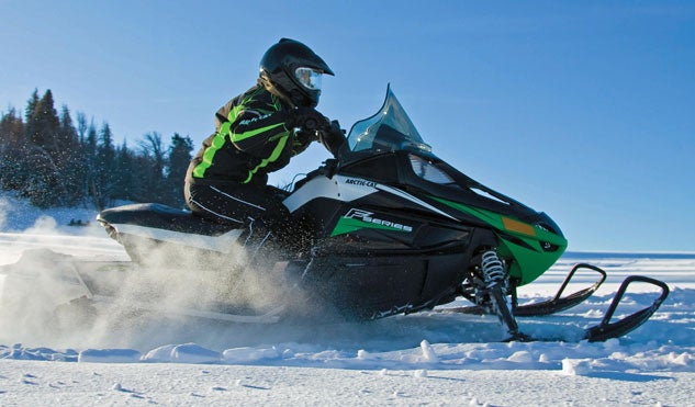 Arctic Cat has moved most models to its ProCross and ProClimb chassis, but the twin spar F-570 model remains and is a good value in the used sled market. Arctic Cat F570